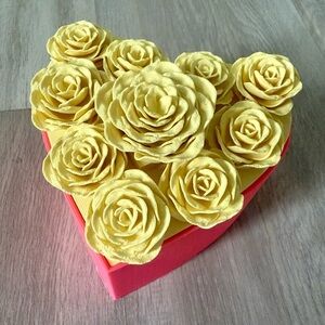 Roses Heart Container Valentine's Day 3D printed jewelry box gift